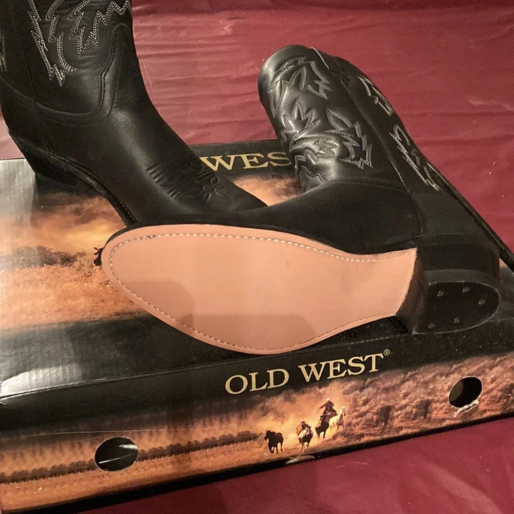 NEW-Old West Ladies Western Boots size 9 1/2 M - Picture 5 of 5